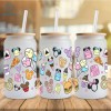 Disney 16oz libbey can Cartoon PNG, 16oz Glass Can Wrap, 16oz Libbey Can Glass, Catoon kids Tumbler Wrap, Full Glass Can Wrap