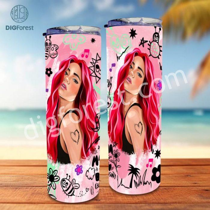 Manana sera Bonito 20oz Tumbler PNG Wrap | Karol G PNG | Karol G Bichota Season Tumbler Wrap PNG | Karol G Sublimation | Pink Hair Png