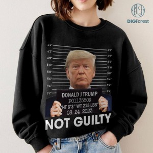 The Georgia Trump Not Guity Mugshot Png, Trump Mugshot Shirt, Trump Georgia, Trump Never Surrender Png, Pro Trump Not Guilty Png, Digital Download