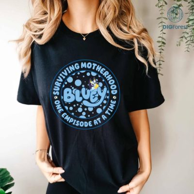 Bluey Mom Png | Bluey Family Png | Gift For Mom | Mom Gift Shirt | Cartoon Shirt | Bluey Mama Png | Bluey Family Instant Download