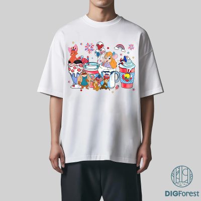 Disneyland Patriotic Chip and Dale PNG - Retro 4th of July & Disneyworld Freedom Party in the USA Instant Download