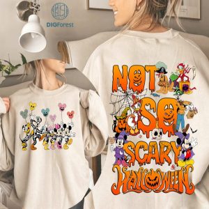 Disney Mickey's Not-So-Scary Halloween Party 2023 Png | Where Dreams Come True Halloween Shirt | Disneyland Asthetic Halloween Family Trip 2023