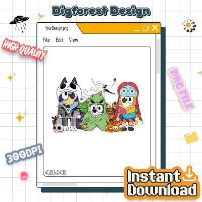 Bluey Halloween Shirt - Blue Dog Spooky Tee, Cute Halloween Friends Outfit, Bluey Kids Graphic Apparel