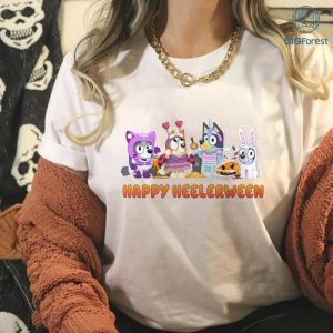 Happy Halloween Png, Bluey Family Halloween Shirt, Bluey Halloween Sublimation Design, Halloween Digital Download