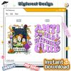 Hocus Pocus Antisocial Witches Club PNG – Sanderson Sisters, Disneyland Halloween, Party 2025 Shirt Design