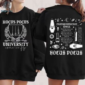Just A Bunch Of Hocus Pocus Halloween Shirt, Disneyland Just A Bunch Of Hocus Pocus Halloween Png, Witches University Png, Halloween Hocus Pocus Png File, Sanderson Sisters Png