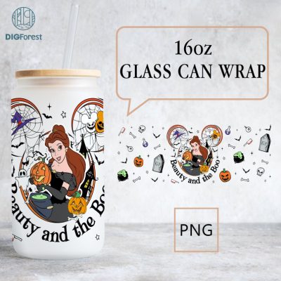 Disney Belle Princess 16Oz Glass Can Wrap Png | Beauty and the Beast Glass Can Wrap | Disneyland Can Glass | Libbey Can Glass | Trick or Treat Disney Belle Princess 16Oz Glass Can Wrap Png | Beauty and the Beast Glass Can Wrap | Disneyland Can Glass | Libbey Can Glass | Trick or Treat