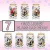Disney Princess Bundle 16Oz Glass Can Wrap Png | Princess Halloween Glass Can Wrap | Disneyland Can Glass | Libbey Can Glass | Trick or Treat