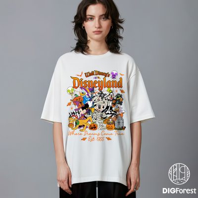 Disney Mickey’s Not-So-Scary Halloween Party 2025 Shirt – Where Dreams Come True Tee, Disneyland Aesthetic Family Trip Halloween Shirt