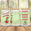 Merry Grinchmas 16oz Libbey Glass Can Wrap Design Sublimation PNG | The Grinch Christmas Be Gone Png | Grinch Coffee Tumbler Wrap PNG