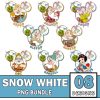 Disney Snow White And The Seven Dwarfs Halloween Costume PNG | Halloween Family Group Matching Tee | Halloween Bundle PNG Clipart | Halloween Party