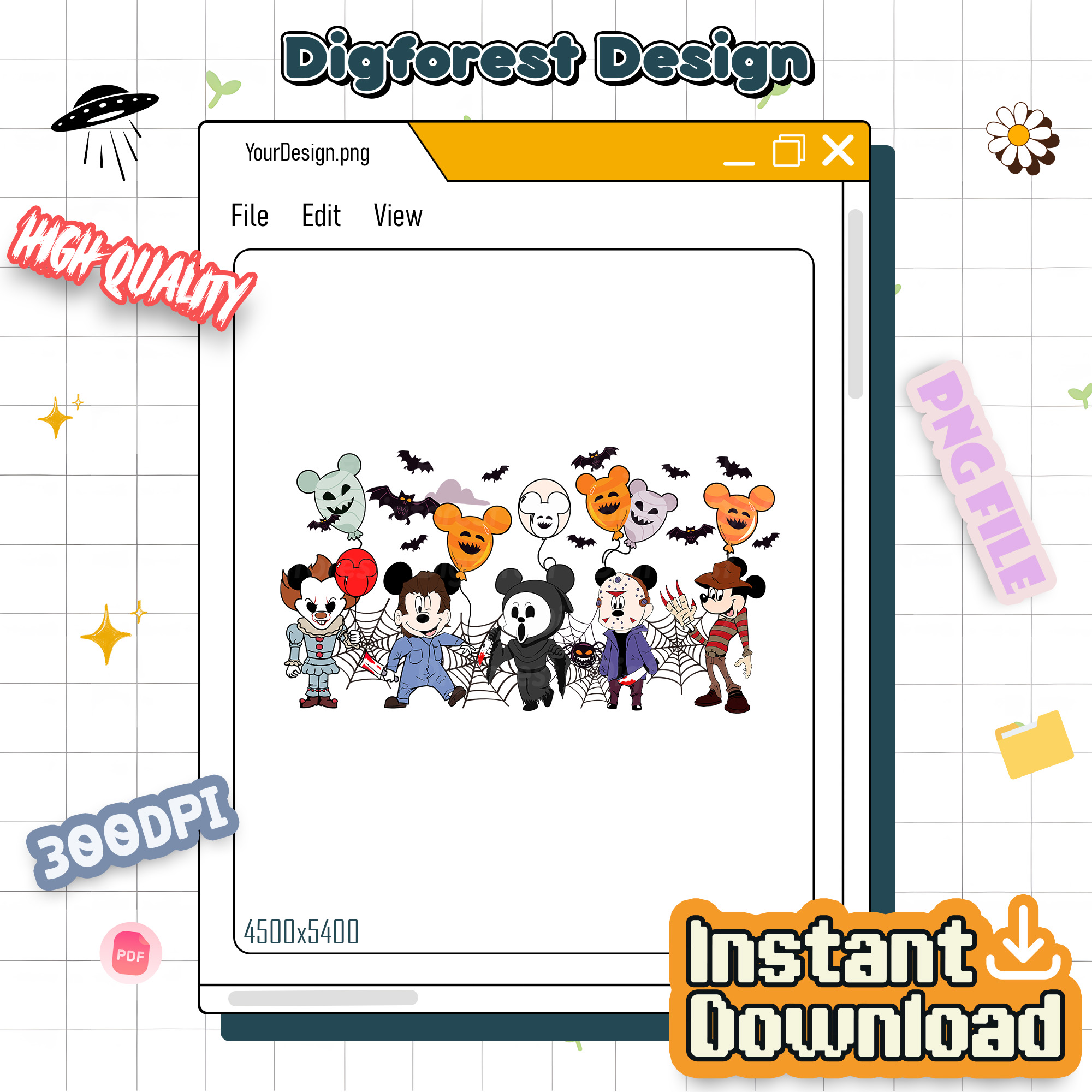 Disney Horror Movie Mickey Halloween PNG - Horror Characters PNG, Michael Myers, Freddy Krueger PNG Disney Horror Movie Mickey Halloween PNG - Horror Characters PNG, Michael Myers, Freddy Krueger PNG