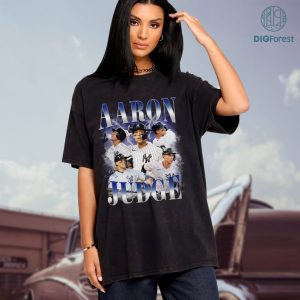 Aaron Judge Png, Baseball shirt, Classic 90s Graphic Tee, Unisex, Vintage Bootleg, Gift, Retro