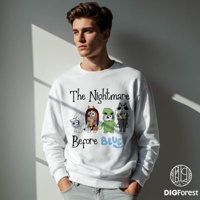 Bluey The Nightmare Before PNG – Spooky Bluey & Friends Clipart, Bluey Family Sublimation Design PNG Bluey The Nightmare Before PNG – Spooky Bluey & Friends Clipart, Bluey Family Sublimation Design PNG