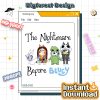 Bluey The Nightmare Before PNG – Spooky Bluey & Friends Clipart, Bluey Family Sublimation Design PNG