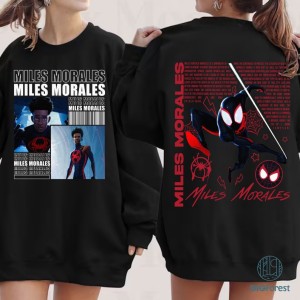 Miles Morales Png | Black Spider Man Shirt | Spider-Man Across the Spider-Verse Png | Miles Morales Design | Superhero Digital Download