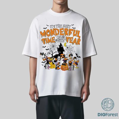 Disney Vintage Mickey & Friends Halloween PNG - Mickey Minnie 2025 PNG, Family Matching PNG, Trick or Treat PNG