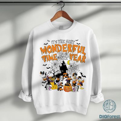 Disney Vintage Mickey & Friends Halloween PNG - Mickey Minnie 2025 PNG, Family Matching PNG, Trick or Treat PNG