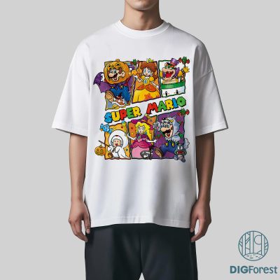 Mario Happy Halloween PNG - Super Mario Spooky Season PNG, Super Mario Halloween PNG, Mario Bros Spooky PNG