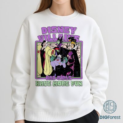 Disney Bad Girls Have More Fun PNG - Villains Squad PNG, Villains Halloween PNG, Evil Friends PNG, Bad Witches Club PNG