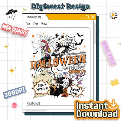 The Nightmare Before Christmas Characters PNG – Jack Skellington, Sally, Oogie Boogie, Trick or Treat Family Halloween