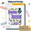 I Like My Mansions Haunted My Tea A Bit Mad PNG - Haunted Mansion PNG, Disneyland Halloween Party PNG