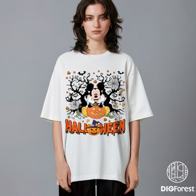 Disney Two Sided Mickey’s Not So Scary Halloween Party 2025 PNG - Mickey and Friends PNG, Mickey Pumpkin PNG