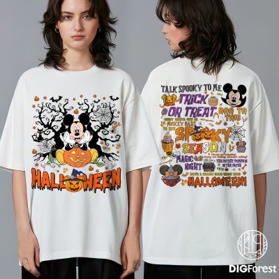 Disney Two Sided Mickey’s Not So Scary Halloween Party 2025 PNG - Mickey and Friends PNG, Mickey Pumpkin PNG