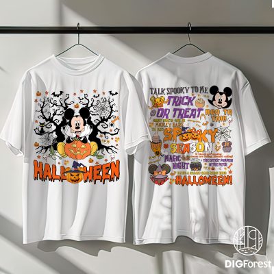 Disney Two Sided Mickey’s Not So Scary Halloween Party 2025 PNG - Mickey and Friends PNG, Mickey Pumpkin PNG