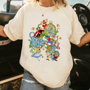 Disney Alice In Wonderland Tea Party PNG| Mad Hatter Tea Party Shirt | We'Re All Mad Here | Family Vacation Shirt | Cheshire Cat | Disneyland Shirt