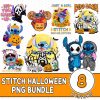 Disney Stitch Halloween Costume PNG For Cricut Bundle, Stitch Horror Characters PNG, Scary Cute Horror Characters, Stitch No You Hang Up Halloween