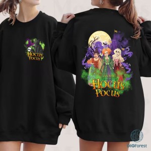 Sanderson Sisters PNG | Hocus Pocus Clipart | Halloween Silhouette Shirt | It's Time For A Little Hocus Pocus | Hocus Pocus Halloween Movie PNG