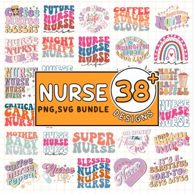 Nurse Png Bundle, Nurse Quotes, Nurse Sayings, Nurse Clipart, Nurse Life Png, Nurse Monogram, Nurse Cut File, Nurse Mom Digital Download