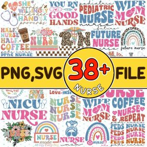 Nurse Design Png | Western Nurse Png | Nurse Hat Stethoscope Leopard Western Nurse Bundle Png Nurse Bundle Sublimation Png Digital Download