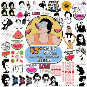 45+ Harry Styles Svg Bundle, Harry Styles Png, Harrys House Svg, Harry Styles Svg For Cricut, Harry Styles Clipart, Love On Tour Svg, Digital Download