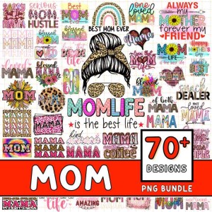 Retro Mama PNG Bundle, Retro Mom Png, Mom Svg Png, Mother's Day Png, Best Mom Ever, Mama Vibes, Bear Mama, Boy Girl Mama, Sublimation Bundle