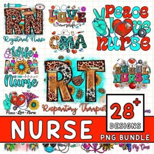 28+ Nurse Png Bundle, Nurse Life Svg, Nurse Sublimation Design Png, Nurse Svg Bundle, Nurse School, Gifts For Nurse, Instant Download