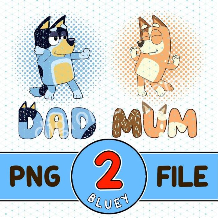 "Bluey Dad Png | Bluey Mum PNG | Dad Mum Bluey Bluey Png | Bluey Mom life Png Bluey Mumlife | Bluey Design Digital Download "