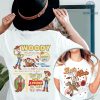 Disney Cute Jessie & Woody Let's Ride Gradient Retro Png | Disney Pixar Toy Story Shirt | Magic Kingdom Disneyland Trip Family Vacation Holiday | Digital Download