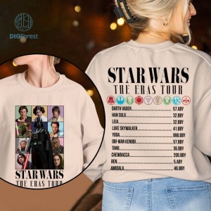 Anakin Skywalker The Eras Tour 2023 Png | Vintage Darth Vader Stormtrooper Shirt | Galaxy's Edge Design | Instant Download