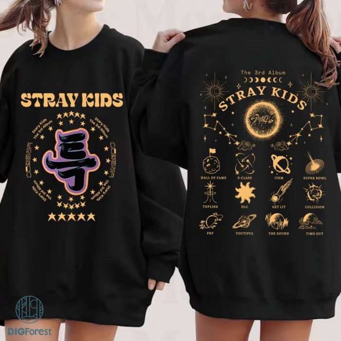 DraftVintage 5-Star Stray Kids Png | Stray Kids 5-Star Album Shirt | Stray Kids S-Class Design | Stray Kids Topline | Stray Kids Maniac Digital Download