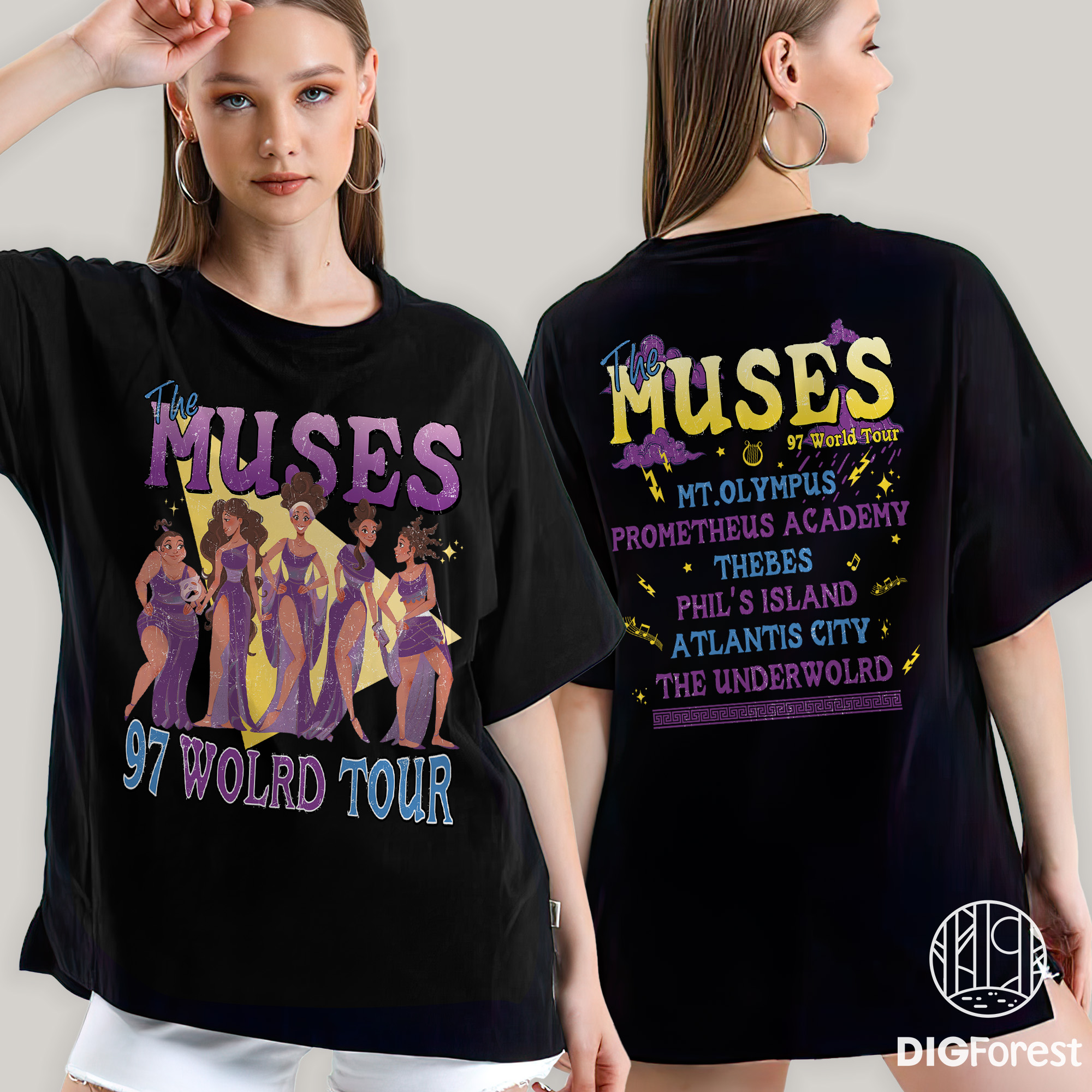 Vintage Disney Hercules The Muses Shirt - Retro 97 World Tour Concert Tee, Hercules Diva Music PNG, Girls Trip Shirt Vintage Disney Hercules The Muses Shirt - Retro 97 World Tour Concert Tee, Hercules Diva Music PNG, Girls Trip Shirt