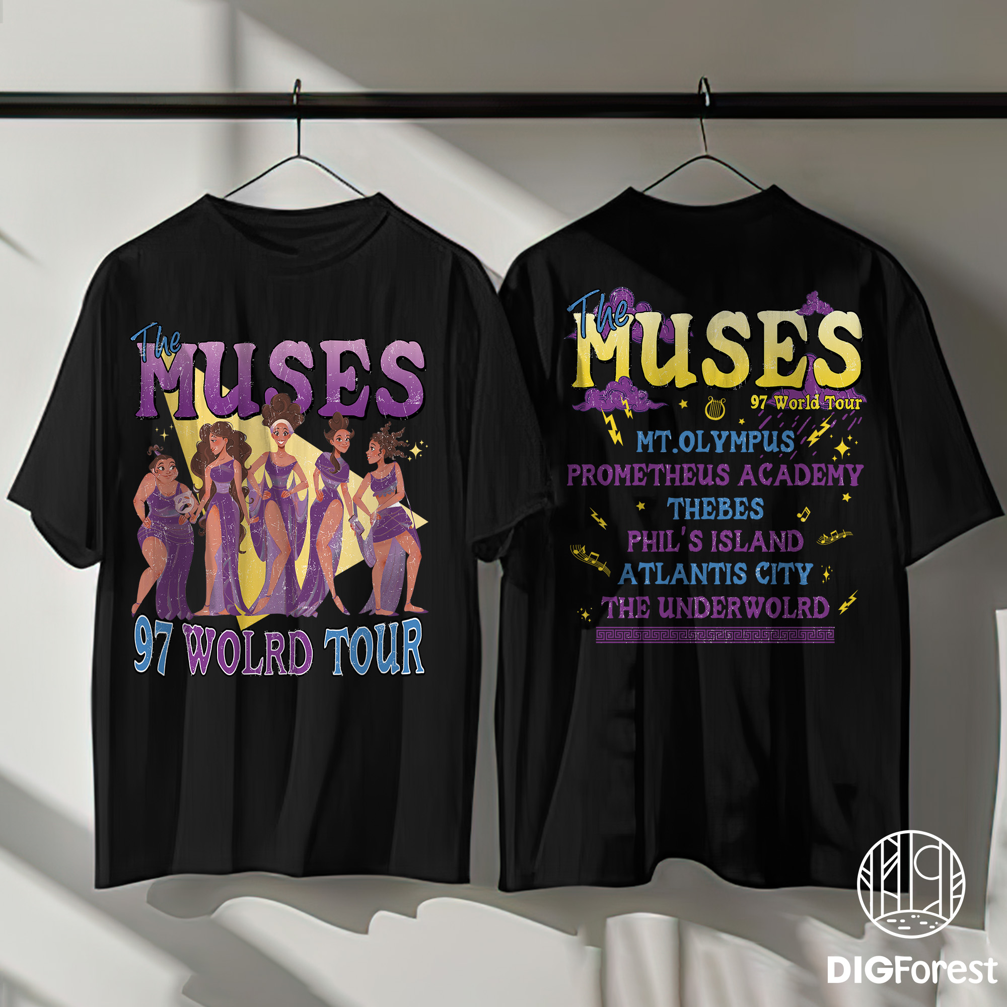 Vintage Disney Hercules The Muses Shirt - Retro 97 World Tour Concert Tee, Hercules Diva Music PNG, Girls Trip Shirt Vintage Disney Hercules The Muses Shirt - Retro 97 World Tour Concert Tee, Hercules Diva Music PNG, Girls Trip Shirt