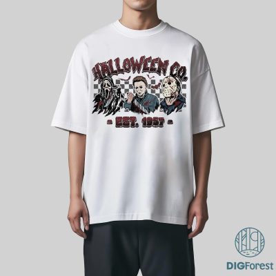 Horror Movie Halloween Scream PNG – Jason Voorhees PNG, Michael Myers PNG, Ghost Face PNG, Retro Halloween Party PNG