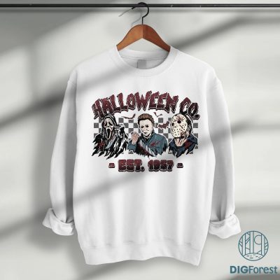 Horror Movie Halloween Scream PNG – Jason Voorhees PNG, Michael Myers PNG, Ghost Face PNG, Retro Halloween Party PNG