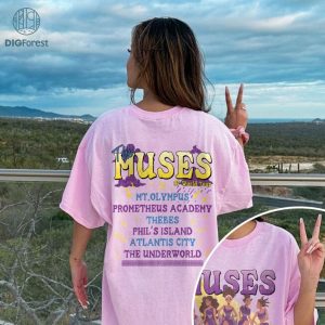 Digital File | Disney Hercules The Muses 97 World Tour Shirt PNG | Retro Hercules Diva The Muses Song Concert Music PNG | Hercules Muses Clipart