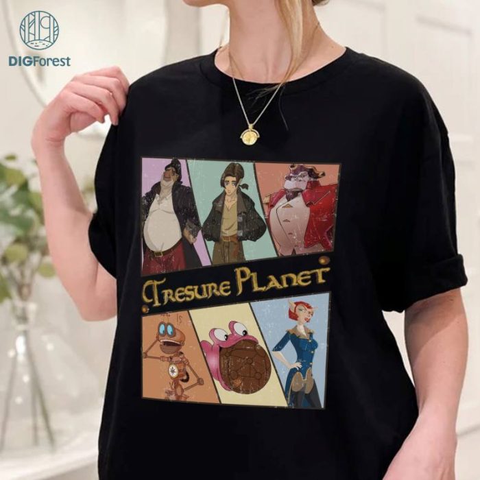 Disney Retro Treasure Planet EST 2002 Png, Captain Amelia Shirt, Jim Hawkins Treasure Planet Png, Morph, Walt DisneyWorld Shirt, Instant Download