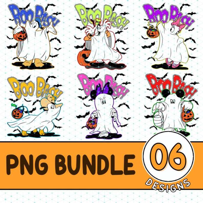 Disney Mickey and Friends Halloween Png Bundle, Oogie Boogie Bash Halloween Party, Mickey Not So Scary 2023, Halloween Bundle Sublimation Design