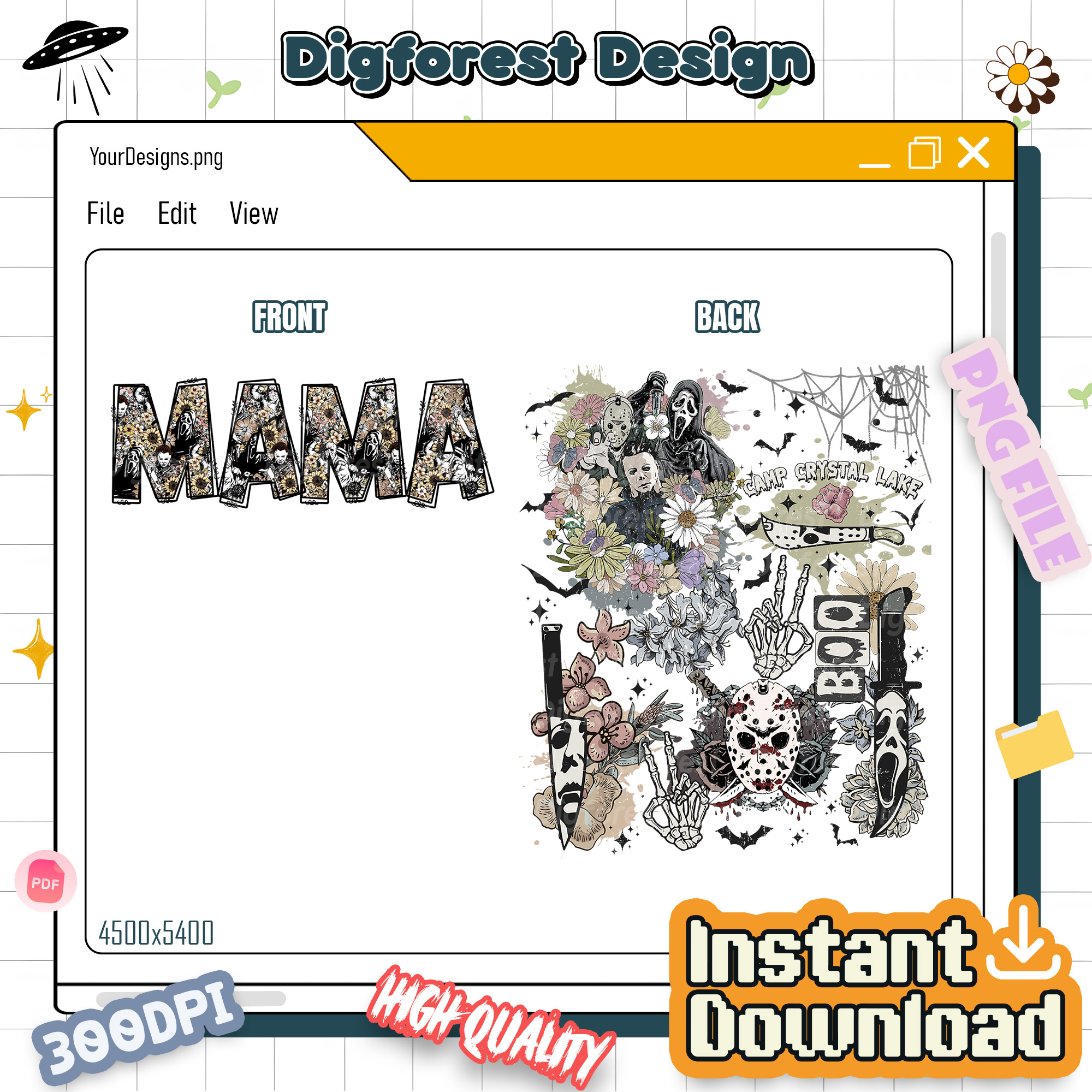 Retro Vibes Horror Movie Halloween PNG – Spooky Mama Tee, Mom Shirt, Women’s Scary Movie Halloween Gift Design Retro Vibes Horror Movie Halloween PNG – Spooky Mama Tee, Mom Shirt, Women’s Scary Movie Halloween Gift Design