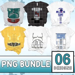 R2D2 Stormtrooper Costume Png | Darth Vader Boba Fett C-3PO Halloween Costume Png | Anakin Skywalker Cosplay Png | Halloween Party 2023